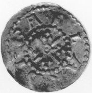 Denier - Theoderic V Vlaardingen mint, Netherlands, 1070-1090 reverse image