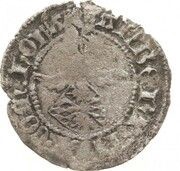 ¼ Groat - Albert of Bavaria Helmet, shield obverse image
