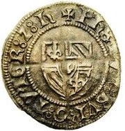 ¼ Groat - Jacqueline and Philip the Good as Regent obverse image