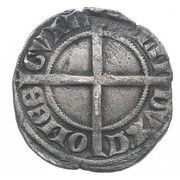 ½ Groat ½ Leeuwengroot - William V, Netherlands, 1354 reverse image