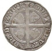 ½ Groat ½ Lion - William VI, Netherlands, 1411 reverse image