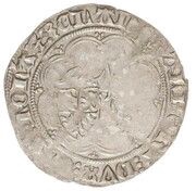 Groat - Albert of Bavaria Helmet, shield obverse image