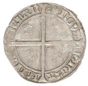 Groat - Albert of Bavaria Helmet, shield, Netherlands, 1401-1403 reverse image