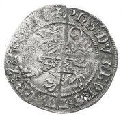 Groat "Kromstaart" - Jacqueline and Philip the Good, Regent obverse image