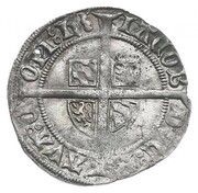 Groat "Kromstaart" - Jacqueline and Philip the Good, Regent, Netherlands, 1429 reverse image