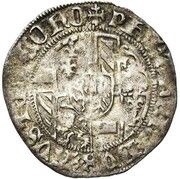 1 Groat - Philip the Handsome, Regency lions, roses reverse obverse image