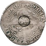 Double Groot "Tuin" - William VI with counter mark, Netherlands, 1404-1417 reverse image