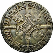 2 Groats "Vierlander" - Philip the Good, Netherlands, 1434-1467 reverse image