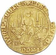 ½ Gold Écu "Klinckaert" - Jacqueline and Philip the Good, Regent obverse image