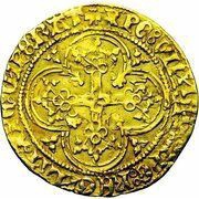 ½ Gold Écu "Klinckaert" - Jacqueline and Philip the Good, Regent, Netherlands, 1429 reverse image