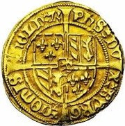 Guilder "Burgundian" - Philip the Good, Netherlands, 1466-1467 reverse image