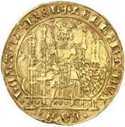 Gold Écu "Chaise d'Or" - Albert of Bavaria obverse image