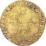 Gold Écu "Klinckaert" - Jacqueline and Philip the Good, Regent obverse image