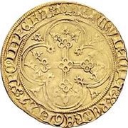 Gold Écu "Klinckaert" - Jacqueline and Philip the Good, Regent, Netherlands, 1428-1433 reverse image