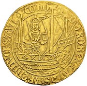 Noble - Philip the Handsome, Regency obverse image