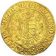 Noble - Philip the Handsome, Regency, Netherlands, 1487-1488 reverse image