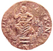 1 Oord - Philip II, Netherlands, 1574-1579 reverse image