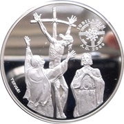 10 Diners - Joan Martí i Alanis Jesus on the cross, Andorra, 1999 reverse image