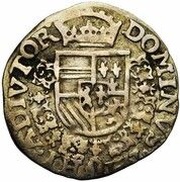 1⁄20 Philipsdaalder "Stoter" - Philip II, Netherlands, 1565-1567 reverse image