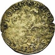 1⁄20 Philipsdaalder "Stoter" - Philip II, Netherlands, 1572 reverse image