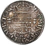 ⅕ Daalder "⅕ Philipsdaalder" - Philip II Bust left, Netherlands, 1562-1580 reverse image