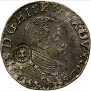 ⅕ Philipsdaalder - Philip II Countermark A13.2 obverse image