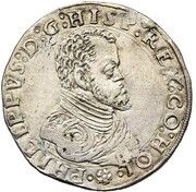 ½ Daalder "½ Philipsdaalder" - Philip II Bust right obverse image