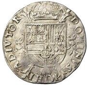 ½ Daalder "½ Philipsdaalder" - Philip II Bust right, Netherlands, 1562-1567 reverse image