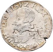 ½ Daalder "½ Philipsdaalder" - Philip II Bust left obverse image