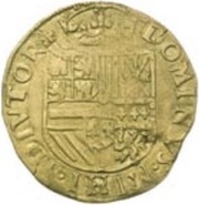 ½ Gold Real - Philip II First type, Netherlands, 1560-1562 reverse image