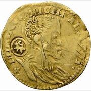 ½ Gold Real - Philip II PHILIPPVS; Countermark A13.2 obverse image