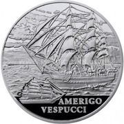 20 Roubles Amerigo Vespucci, Belarus, 2010 reverse image