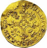 1 Gold Crown - Philip II obverse image