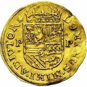 1 Gold Crown - Philip II, Netherlands, 1560-1567 reverse image