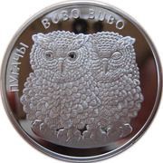 20 Roubles Eagle Owls, Belarus, 2010 reverse image