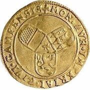 Guilder arms not dividing circle obverse image