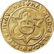 Guilder arms not dividing circle, Netherlands, 1612-1619 reverse image