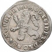 1 Leeuwendaalder Rider mark, Netherlands, 1675-1693 reverse image
