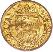 1 Ducat Spanish type, Netherlands, 1590-1593 reverse image
