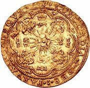 ½ Rose Nobel, Netherlands, 1600-1602 reverse image