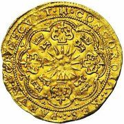 ½ Rose Nobel, Netherlands, 1600-1602 reverse image
