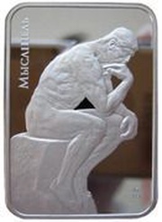 20 Roubles The Thinker, Belarus, 2010 reverse image