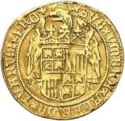 2 Ducats - Ferdinand and Isabella, Netherlands, 1590-1593 reverse image