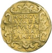 2 Ducats "Dubbele dukaat", Netherlands, 1650-1658 reverse image