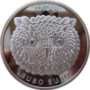 20 Roubles Eagle Owl, Belarus, 2010 reverse image
