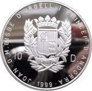 10 Diners - Joan Martí i Alanis Jesus standing in boat obverse image