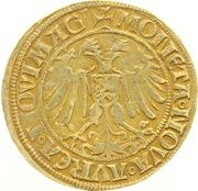 Goudgulden Nijmegen, Netherlands, 1523-1526 reverse image