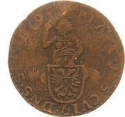 1 Duit, Netherlands, 1618-1620 reverse image