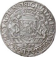 Rijksdaalder "Arendrijksdaalder" Nijmegen obverse image