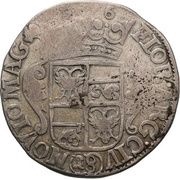 Florin with counterstamp - Ferdinand II reverse image